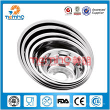 wholesale price round stainless steel soup plate